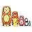 Tphon Russian Nesting Dolls Wooden Matryoshka Dolls for Kids Handmade Cute Cartoon Animals Pattern Nesting Doll Toy Stacking Doll Set of 5