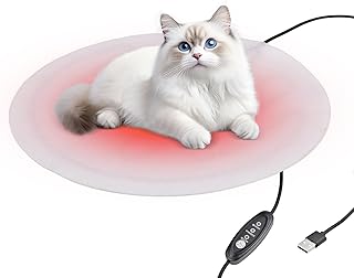 Cats Outside Heating Pad | 3-Level Electric Washable Foldable Warmer | Outdoor Pet Heating Pad - for Cats Dogs Puppy Bunny House Outside Winter Travel Car Chair Couch Room Shelter