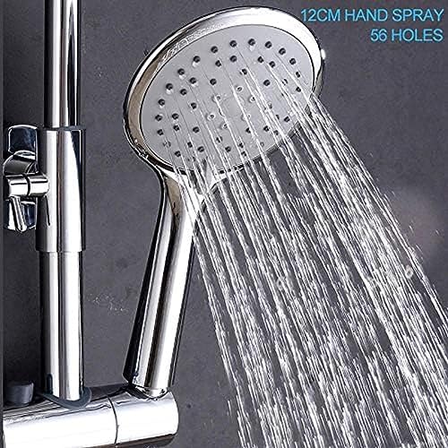Ensemble de douche chrome LWX avec disques haute pression pour un débit optimal - 2