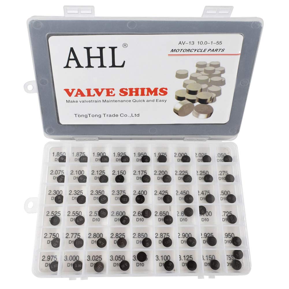 AHL 10.00mm 55pcs 1.85-3.2mm ventil shim ventile einstellen für RSV 1000 1998-2007