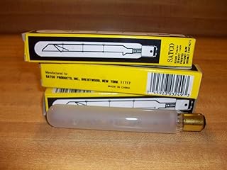 Satco 25W T61/2 Tubular Bulb - D.C. Bayonet Base - Frosted - 130V