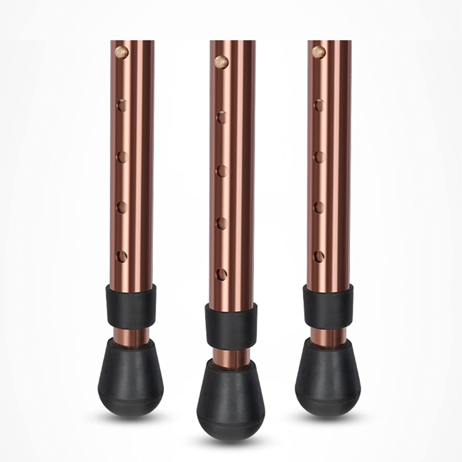 Bastones para Caminar para Mujeres y Hombres, bastón de Altura Ajustable con luz LED y Asiento, Mango de Agarre ergonómico, Antideslizante, Equilibrio, cómodo (Color : Brown)