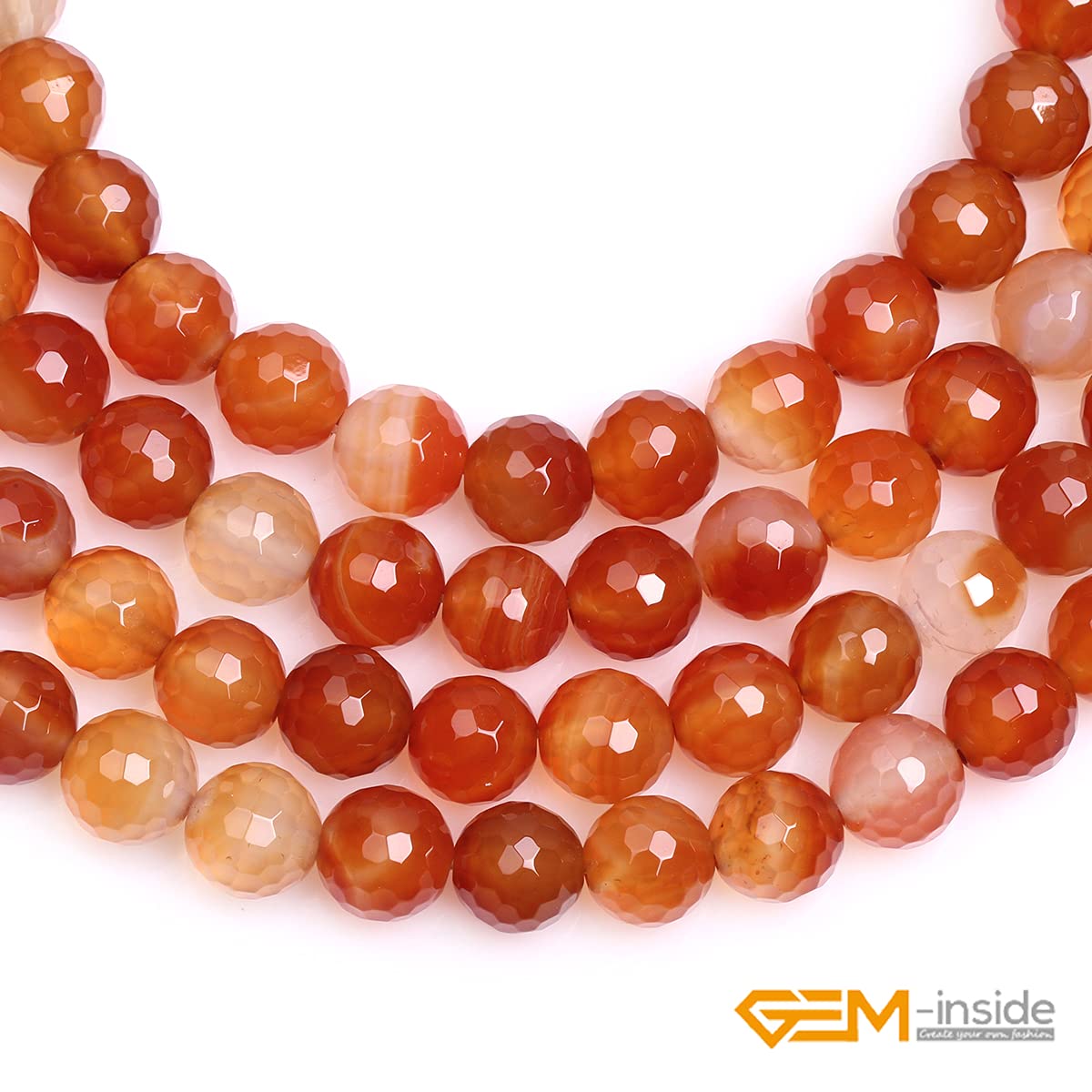 Cuentas De Cornalina Roja Natural Facetadas En Forma De Pepita