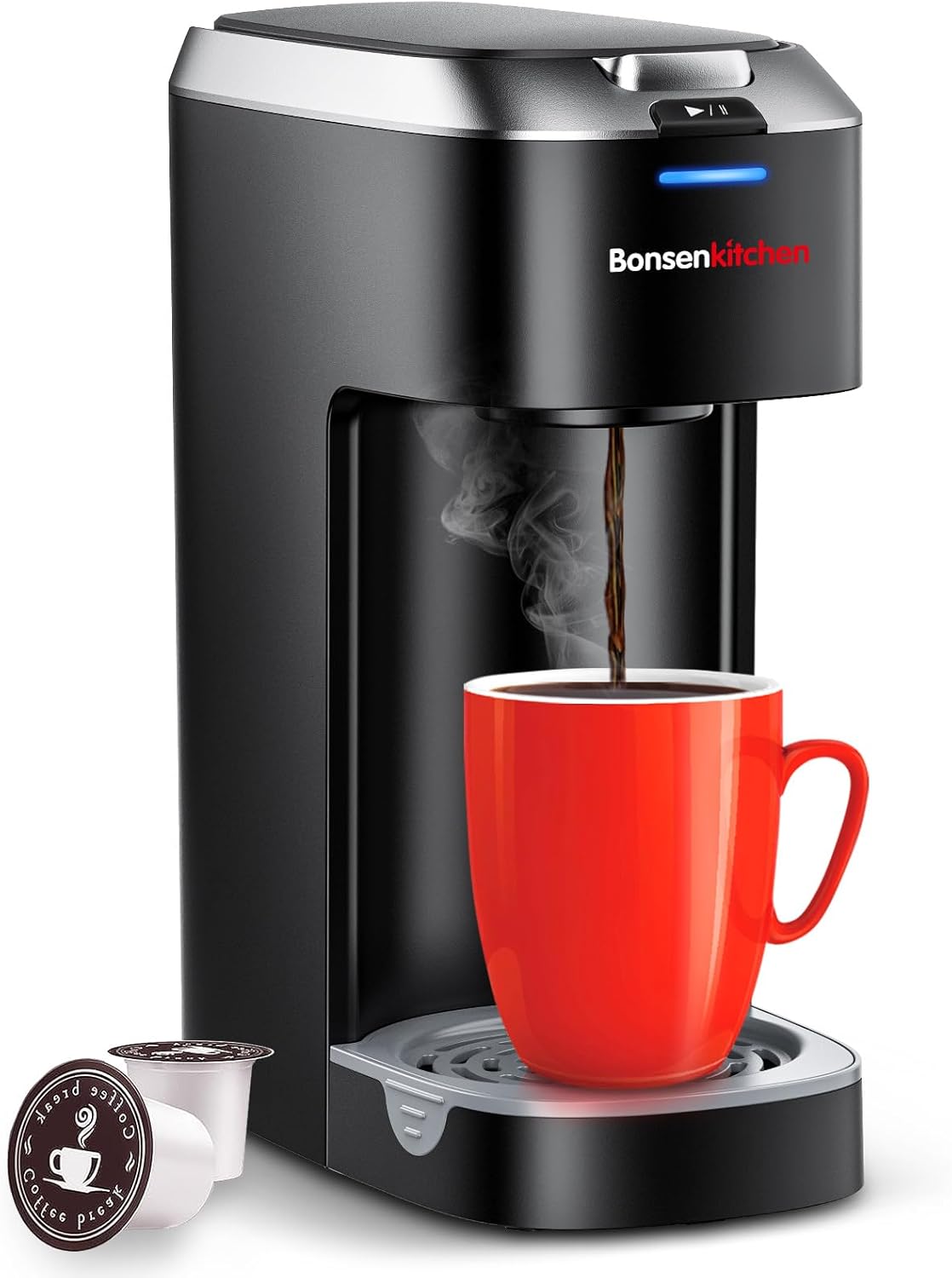  Bonsenkitchen Cafetera de una sola porción 