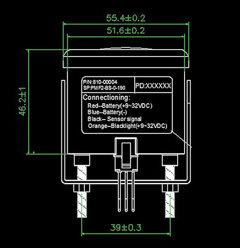 Miniatura 5 de SAMDO Medidor digital de nivel de combustible universal 2.047in 0-190ohm señal 12V24V