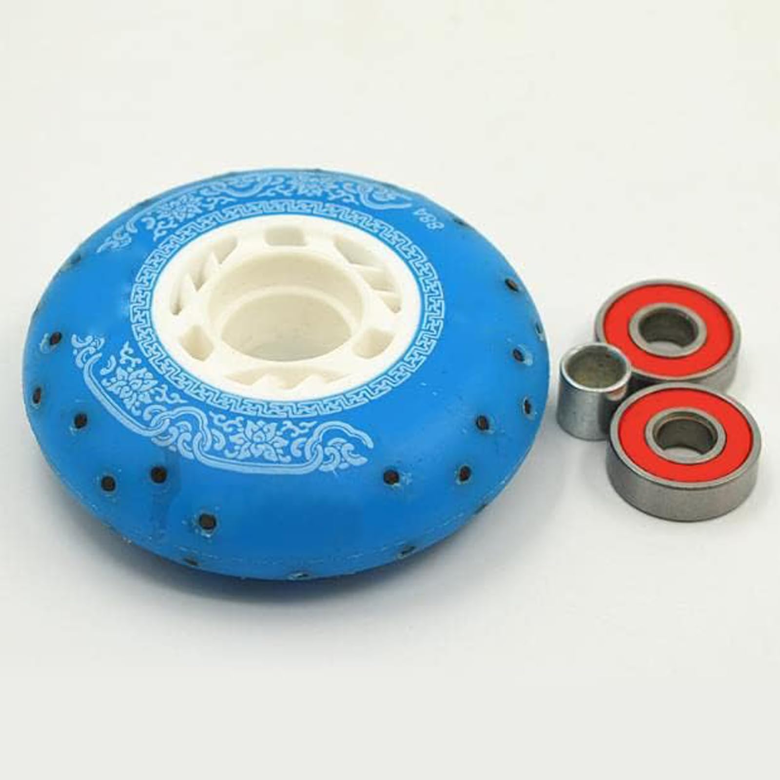 Ruote Ricambio Pattini in Linea, Ruote Ricambio Pattini in Linea, 8 Pezzi 72 mm, 76 mm, 80 mm, Ruote Ricambio Interni ed Esterni, Ruote Pattini in Linea Mute 88A
