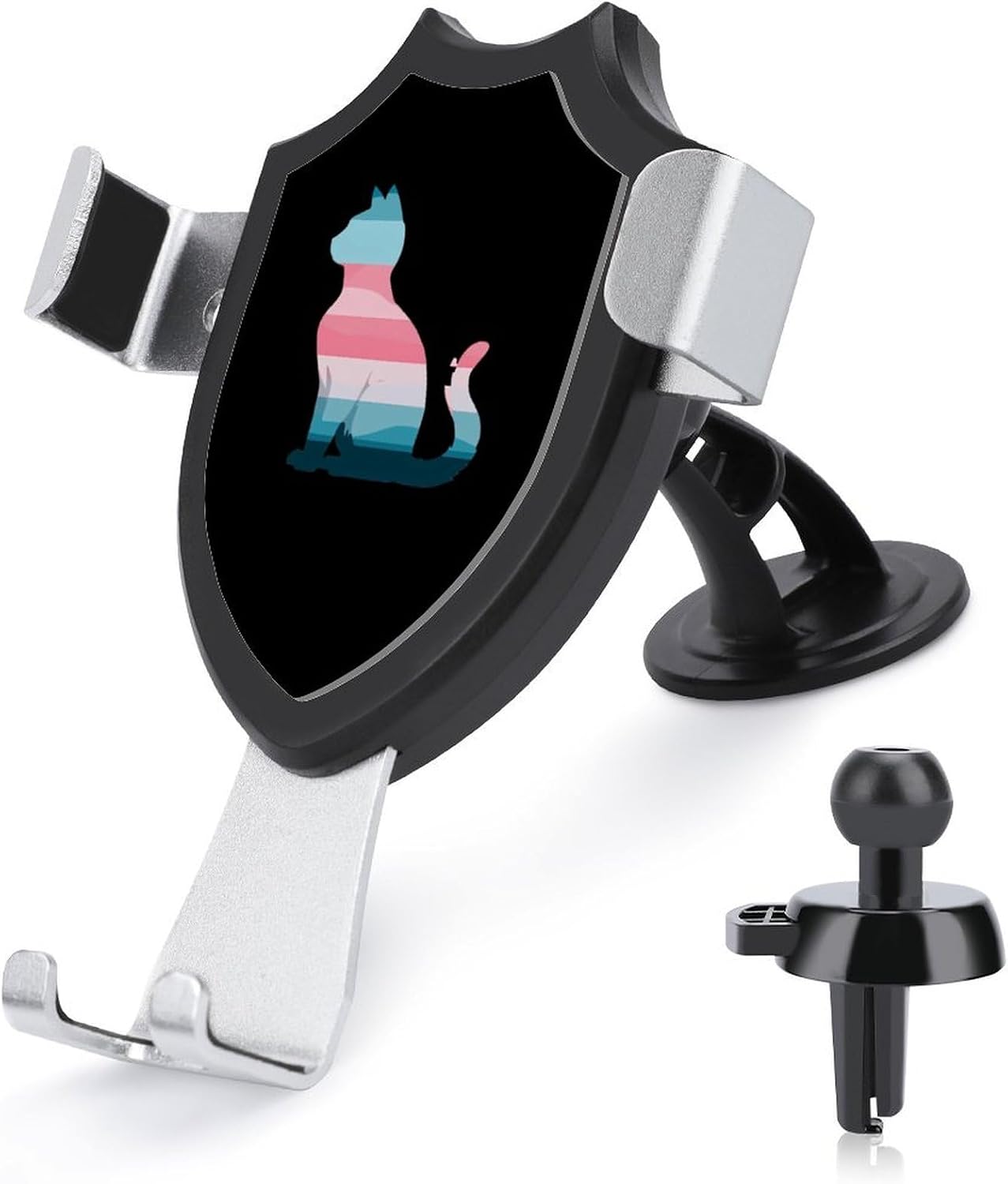 LGBT Transgender Flag Cat Car Phone Holder Adjustable Car Mount
