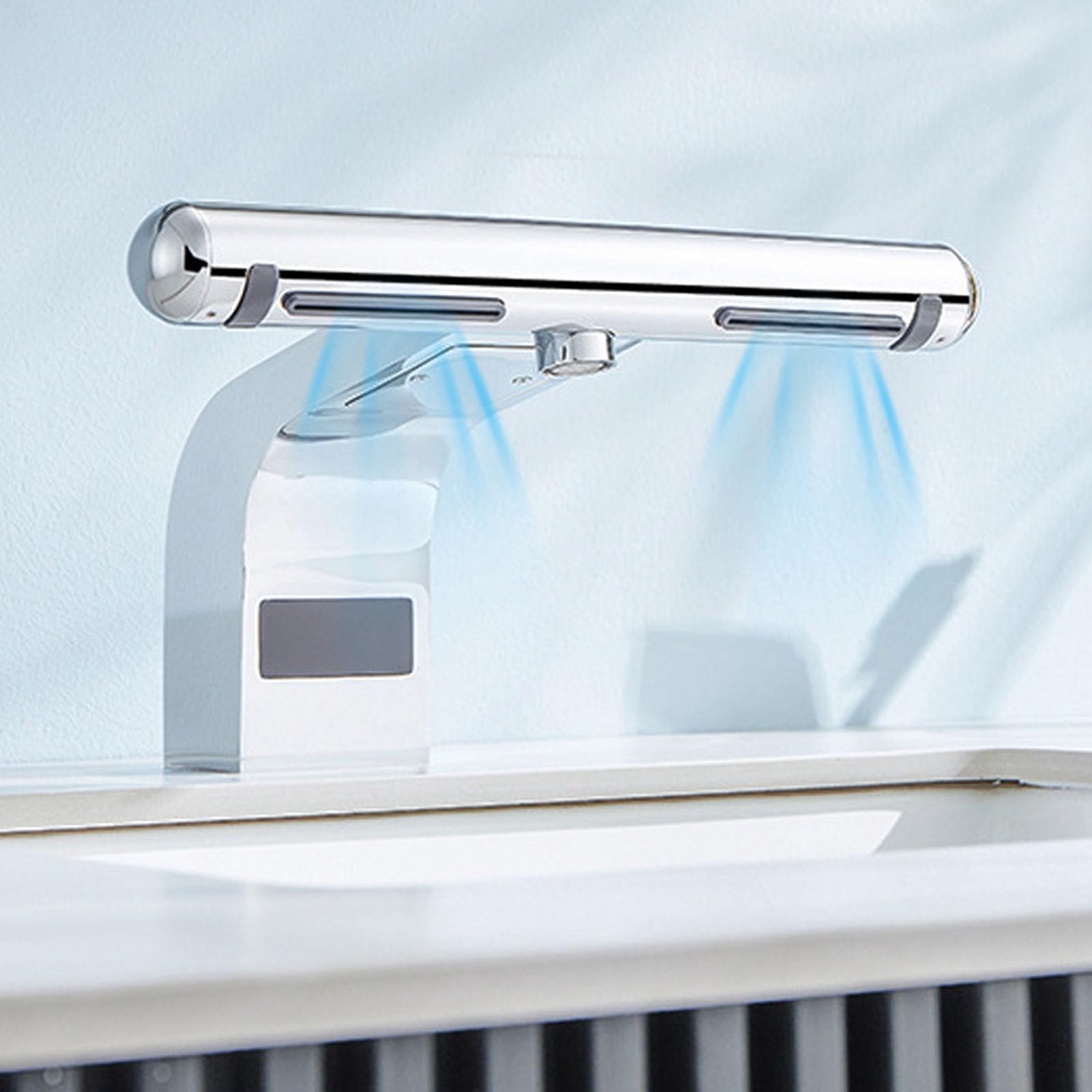 Asciuga Mani Automatici A Getto D'Aria - Per Servizi Igienici, Commerciali E Domestici, 1150 W 2 In 1 A Induzione Caldo/Freddo - Rubinetto Per Lavaggio + Asciuga Mani, Velocità 100-110 M/S