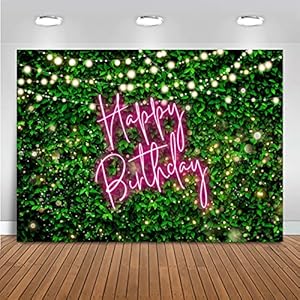 Mocsicka Green Leaves Happy Birthda...