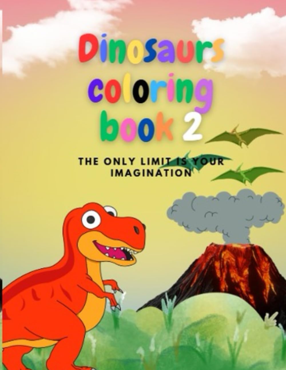 Dinosaurs coloring book 2 (Dinosaurs coloring books)