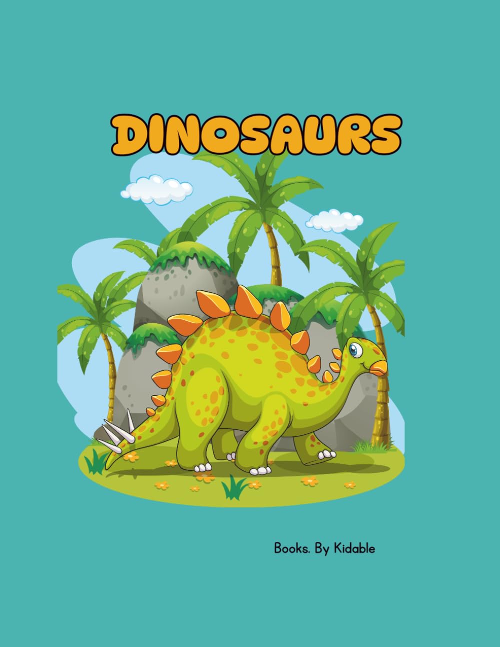 Dinosaur Colouring Book for Kids 4 Year Old - 7 Year Old