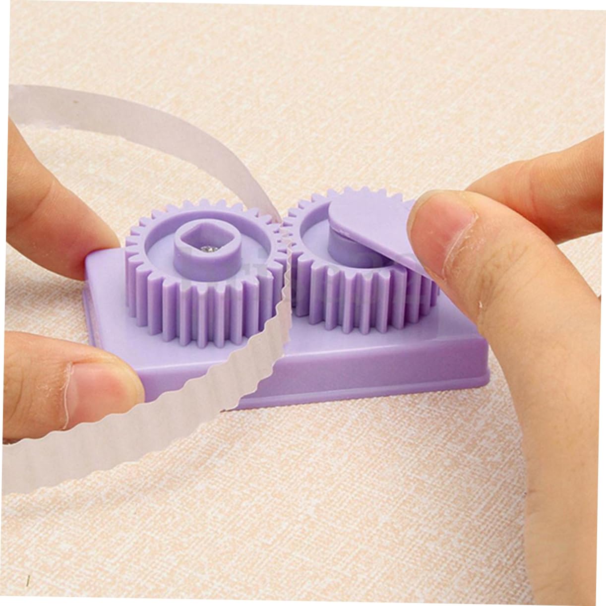 DOITOOL 5 Piezas Estilo de onda Elaboración partidos artesanía laminación ranurado kit de quilling de papel herramienta de pluma herramienta de quilling manual el plastico Violeta