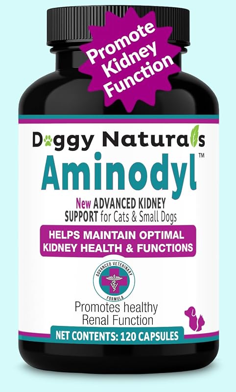 Suplemento de Aminoácidos Aminodyl para Gatos e Cães Pequenos 400 mg – 120 Cápsulas Sprinkle