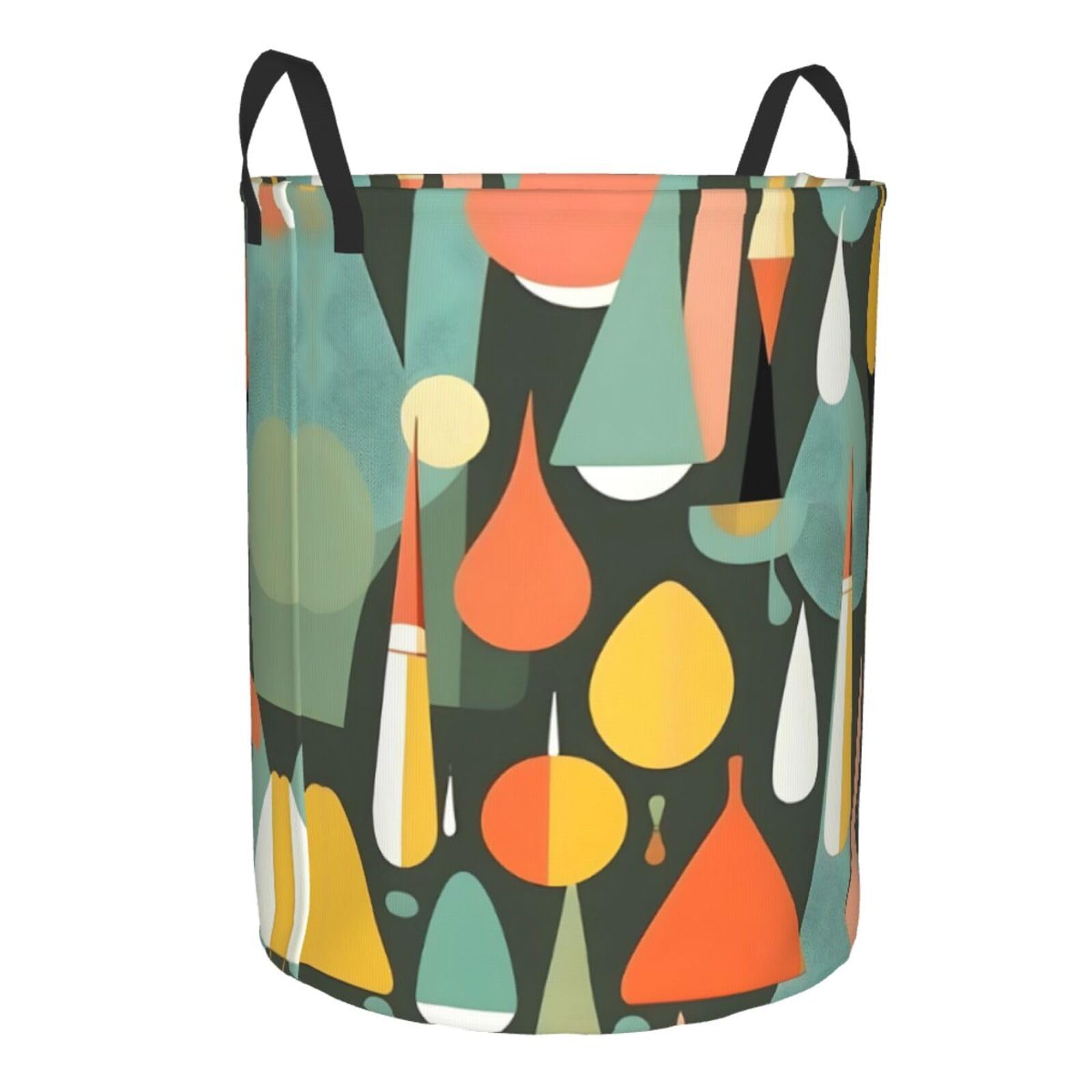Cesto Portabiancheria Western 45L Con Mucca E Cactus – Pieghevole, Impermeabile E Leggero Per Bagno E Camera - 5