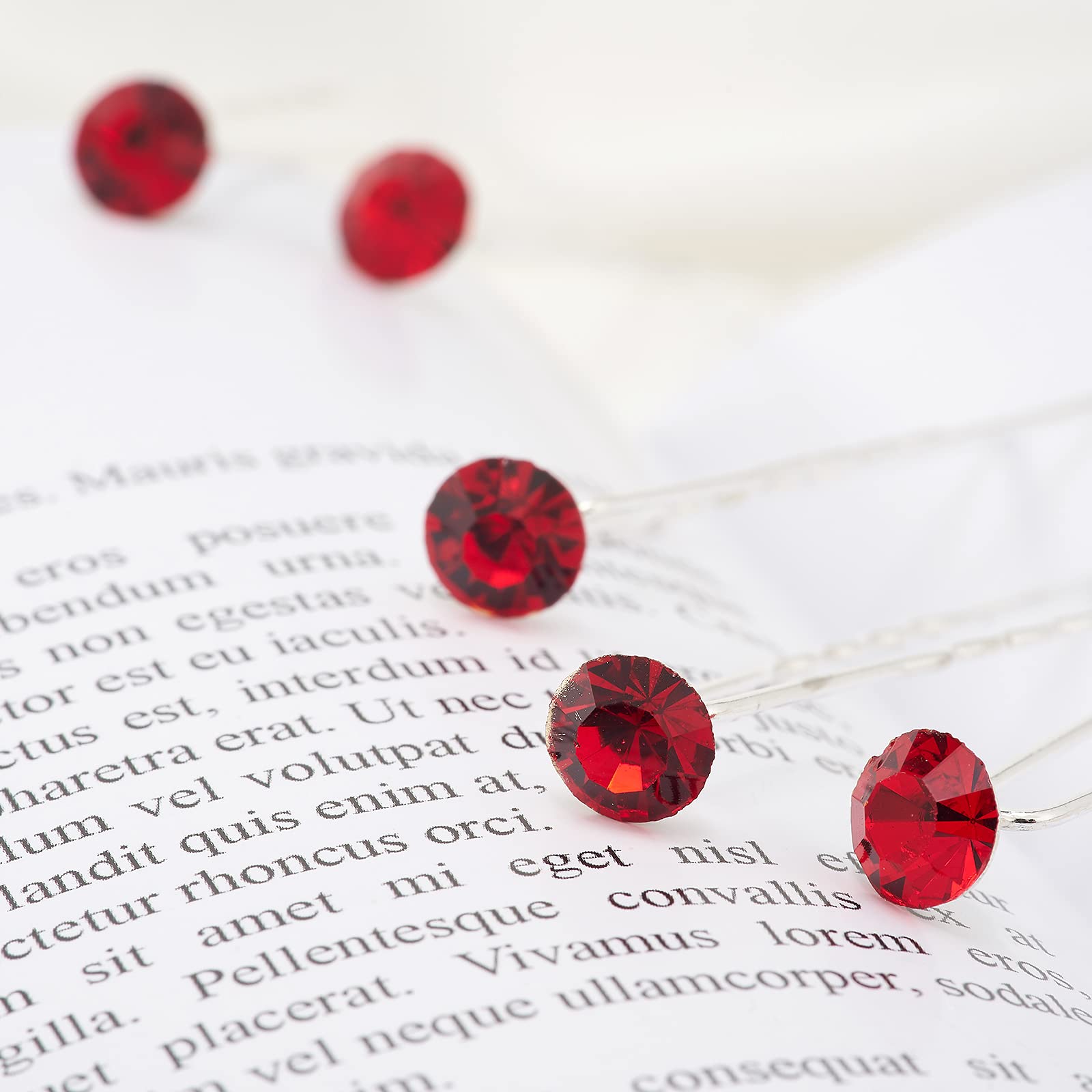 Forcine con rose e strass di cristallo, ideali per sposa o comunioni e Forcine con rose e strass di cristallo, ideali per sposa o comunioni e