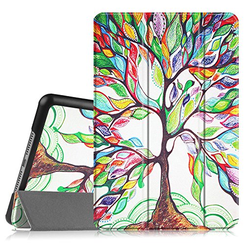 Fintie Case for iPad Mini 4 - Slimshell Lightweight Smart Stand Protective Cover with Auto Sleep/Wake Feature for iPad Mini 4 (2015 Release), Love Tree