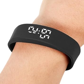 Fitness Tracker Bracelet - 12.5-18.5cm Smart Band, Waterproof Activity Wristband | Pedometer, Vibration Alarm Smart Bracelet for Men Women Running Walking Gym Outdoor Exercise Sport Training