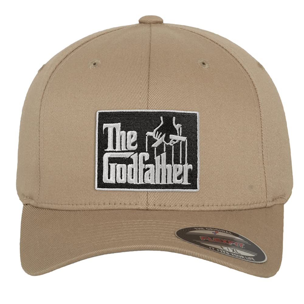 The Godfather Officially Licensed Flexfit Baseball Cap (Khaki), Large/X-Large