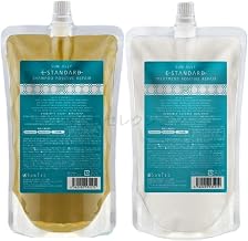 Istandard Positive Repair Shampoo & Treatment Set, 16.9 fl oz (500 ml) / 17.6 oz (500 g) Refill, Hair Care