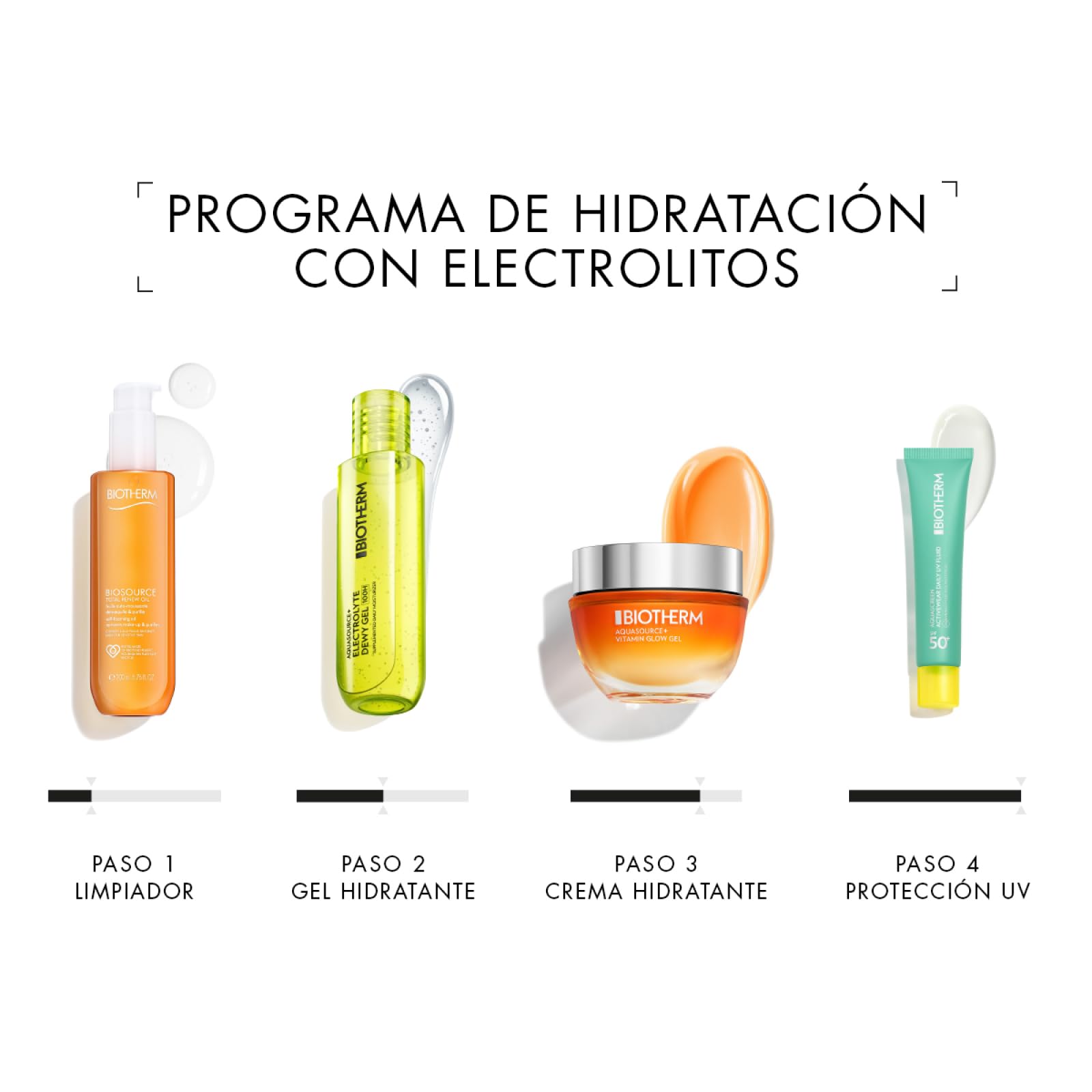 Biotherm, Aquasource Electrolyte Dewy 100H, Gel Hidratante con Eletrolitos y Hyalu B3, Piel Suave, Radiante y Rellena, Fórmula sin Alcohol, Todo Tipo de Piel, 100ml