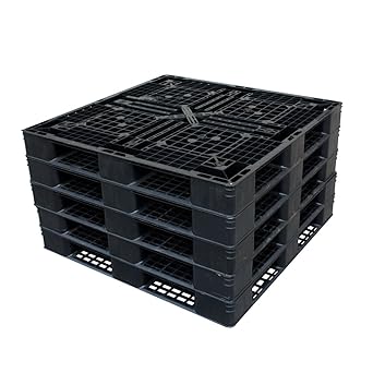Amazon 5枚組 中古品 樹脂プラスチックパレット 1100ｘ1100サイズ 軽量タイプ 物流 輸出 ガーデニング 農業 庭園に パレット 産業 研究開発用品 通販
