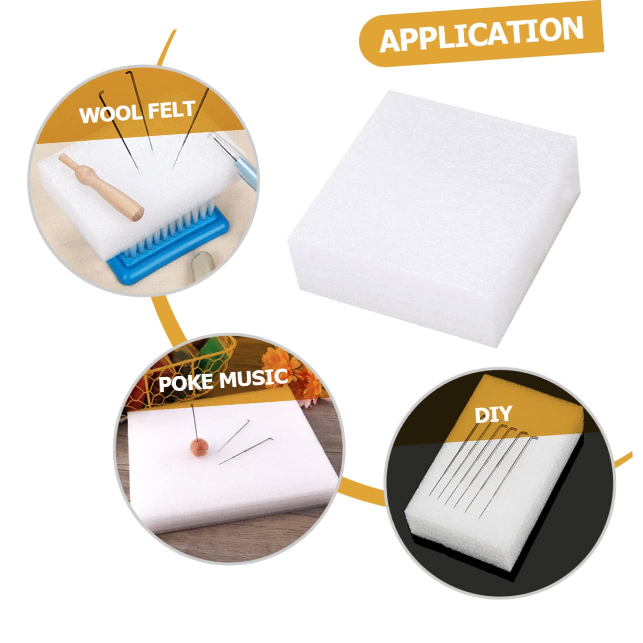 ARTIBETTER 4Pcs Wool Felt Workbench Pads Durable Craft Pin Cushion for Needle Felting Projects Versatile and Safe Work Surface for DIY Crafts