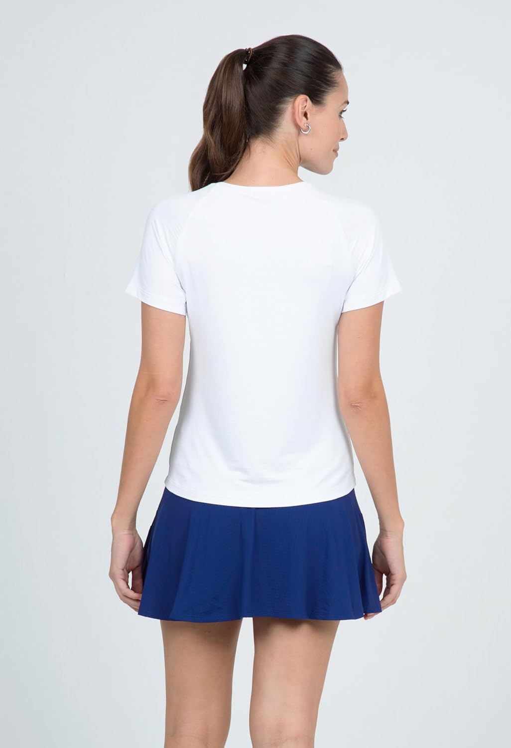 IBKUL Athleisure Wear Sun Protective UPF 50+ Icefil Cooling-Solid Short Sleeve Crew Neck-85000 - Image 6