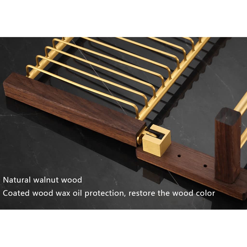 Toallero Toalleros Toalla de toalla móvil plegable con gancho de nuez de nuez de toalla de madera Espacio de aluminio Cepillado Cepillado Toalla Toallero Estante de almacenamiento Toalleros De Baño(Si