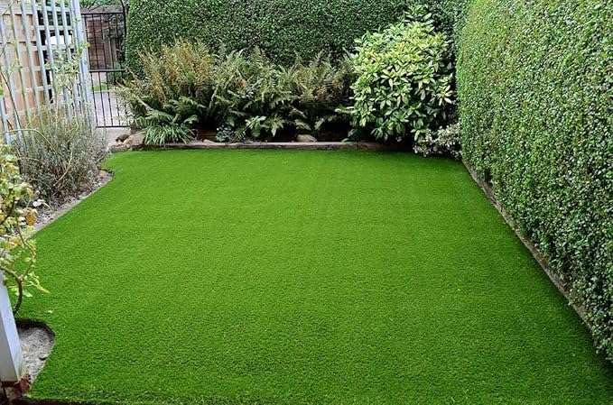 Image of Artificial Grass Carpet Mat (25 MM, 4 X 83 FEET) High Density Grass Carpet Mat for Covering Garden, Hotel, Restaurant, Wall, Terrace, Balcony,Home Decor, Lawn