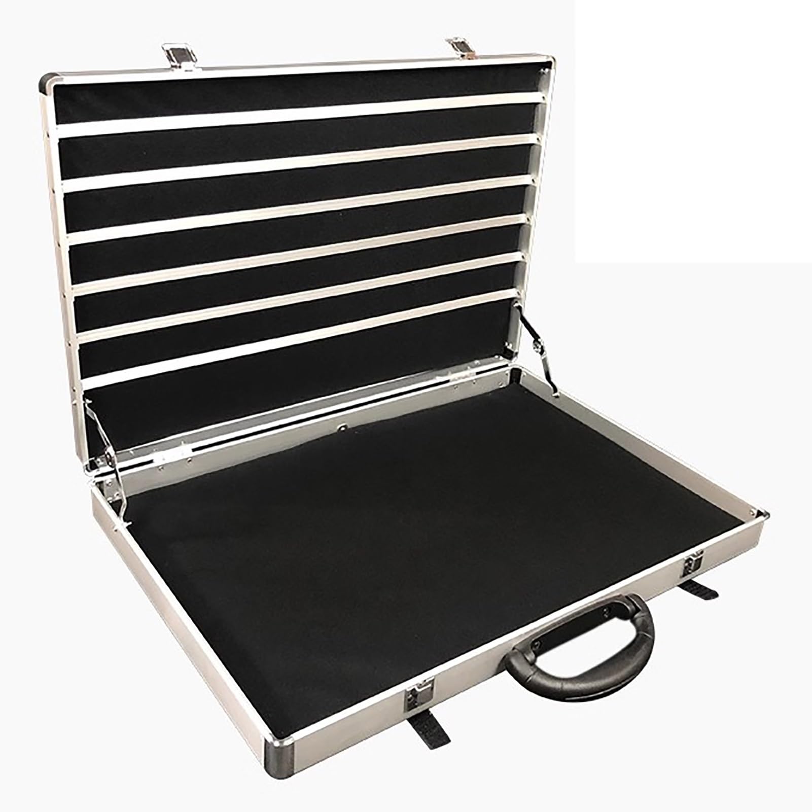 Custodia in alluminio da collezione, scatola durevole per organizzare collezioni, organizer leggero per hobby