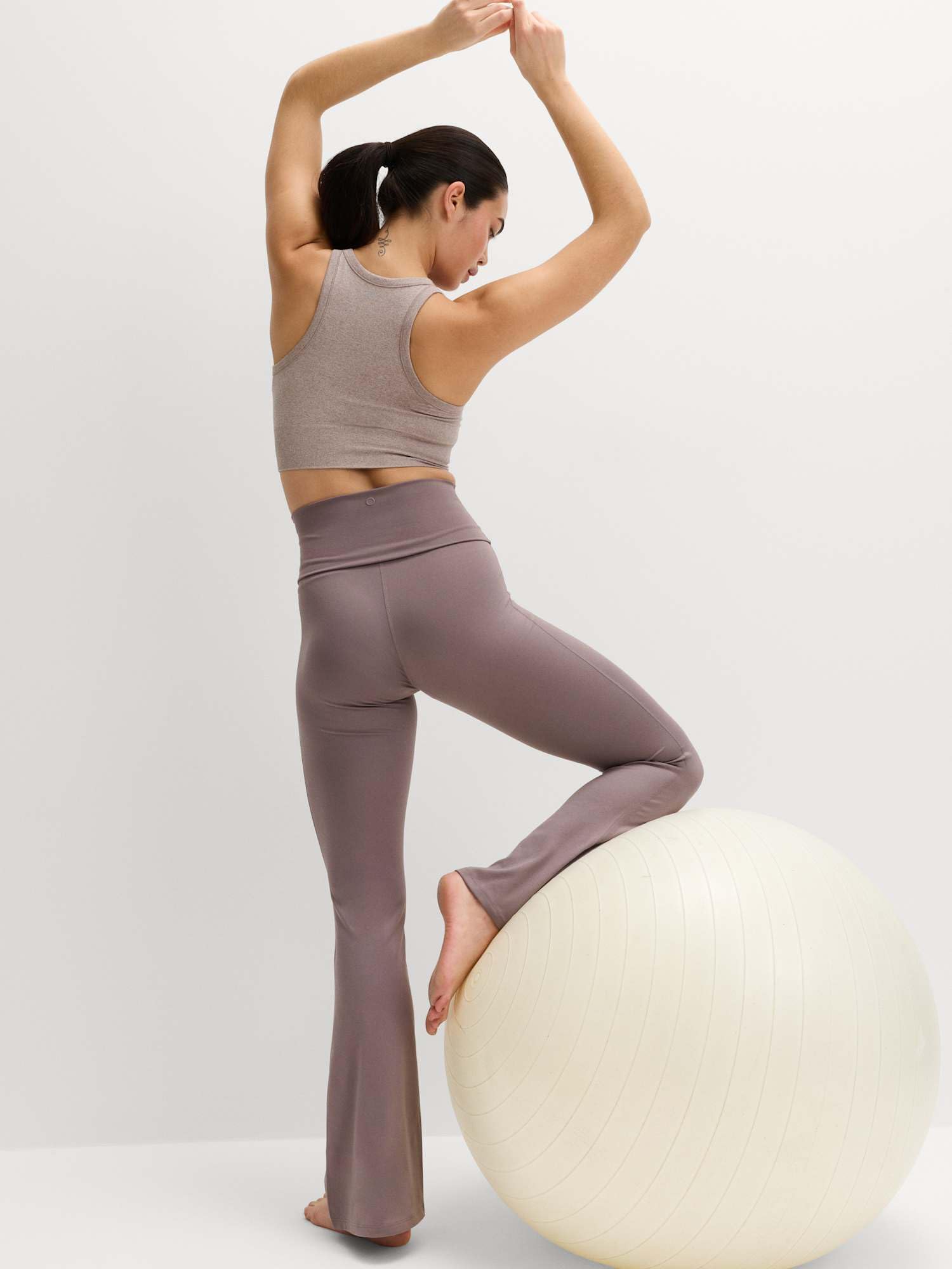 Marks & Spencer Donna Go Balance Avvolgente Vita Flare Leggings – Antibacterial
