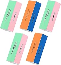 Soft 'N Style 5 Pack 4 Way Nail Buffer Block 4 Step Nail Buffer Block
