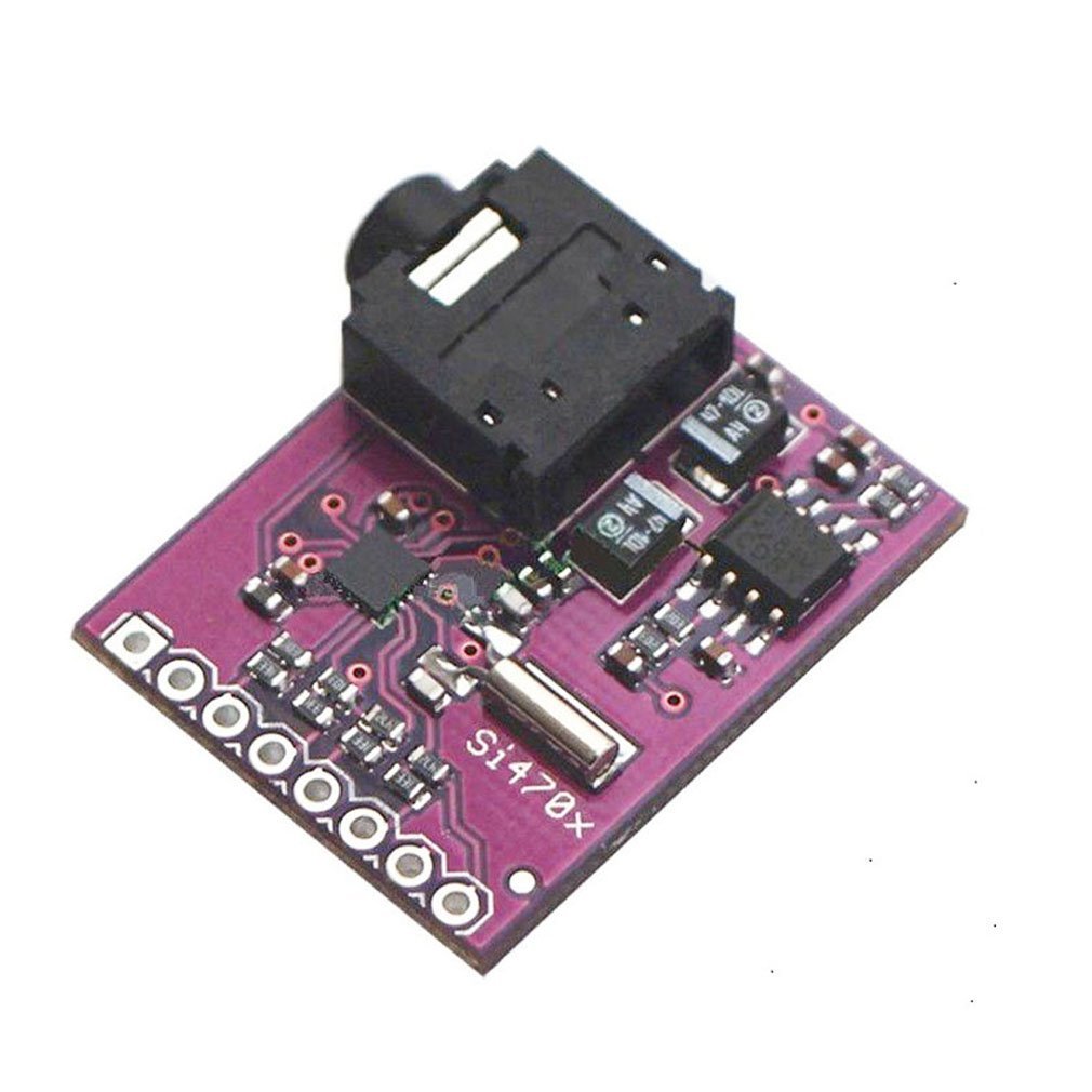 Hailege 2 pezzi Si4703 RDS FM Radio Tuner Scheda di breakout di valutazione per AVR PIC ARM