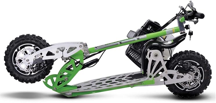 MotoTec/UberScoot 70x 2-Speed Gas Scooter Green