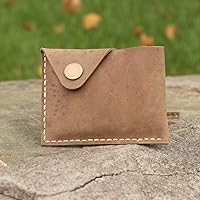 Vista 4 de New Type Simple Structure Large Capacity Handmade Card Case can Hold Banknotes Credit Cards Certificates and Card Bags