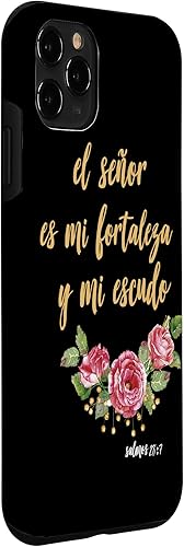 Miniatura 78 de Carcasa para iPhone 11 Salmos El Señor Es Mi Fortaleza Biblia Cristiana