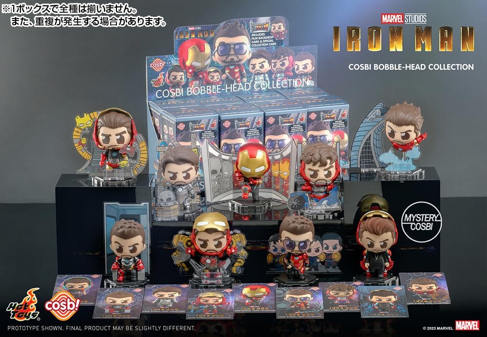 Kosubi Iron Man Tony Stark Series 1 (Box of 8) Non-Scale Figure
