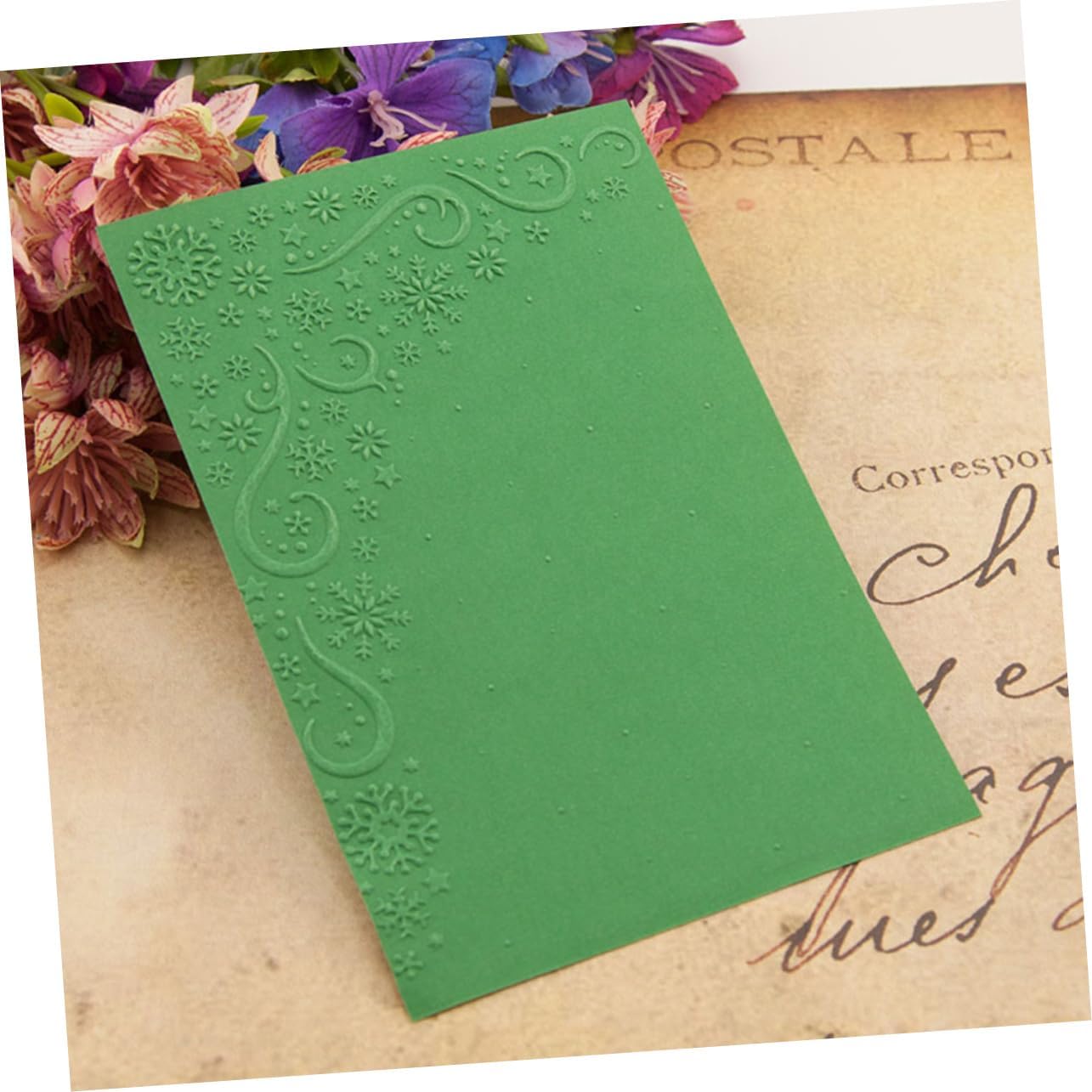 OHPHCALL Star Decor Embossing Dies Plastic Cutting Dies Stencil for Paper Crafting DIY Art