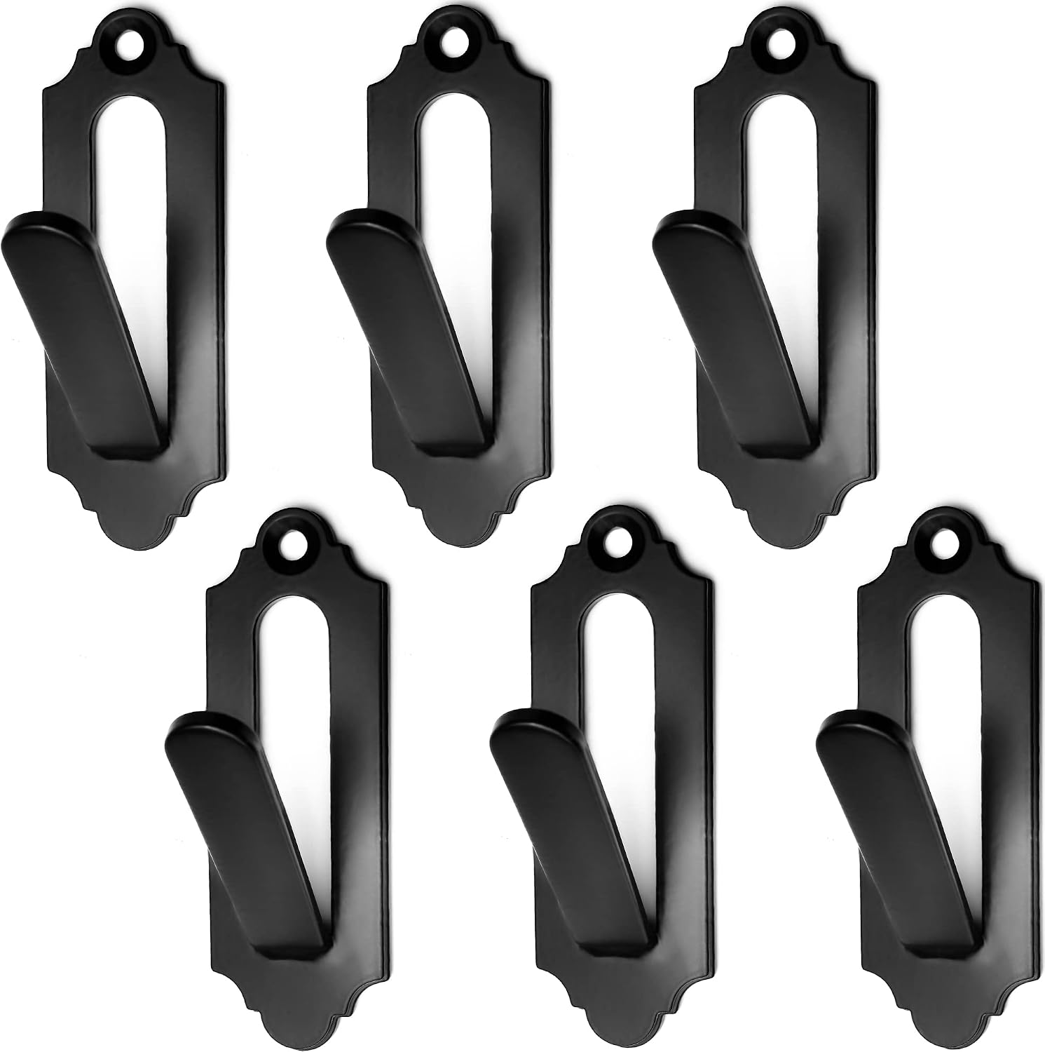 European Mount Skull Hanger for Small Animals, Heavy Duty, 6 Pcs | Invisible Deer Skull Wall Mount, Anti‑rust, Perfect Size Angle, Easy to Install, Indoor Outdoor Use, Lock In Hunt Memories