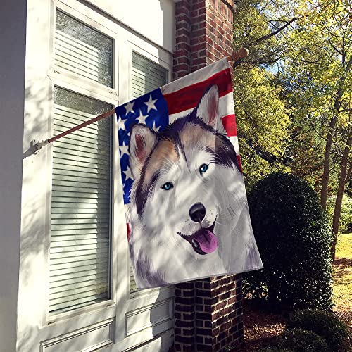 Drapeau Husky d'Alaska grand format pavillon canevas extérieur multicolore
