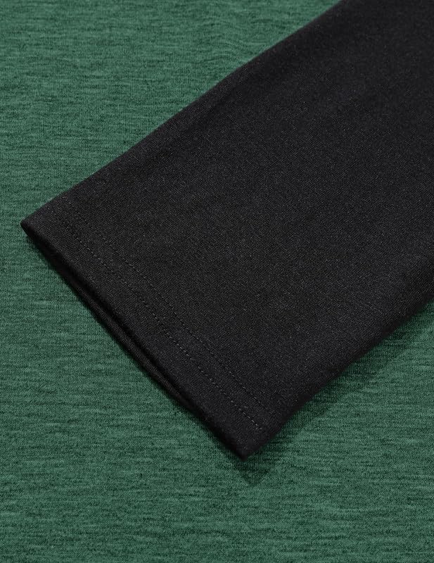 Men's Henley Shirts Cotton T-Shirt Short Sleeve/Long Sleeve Shirt Casual Stylish - Image 6