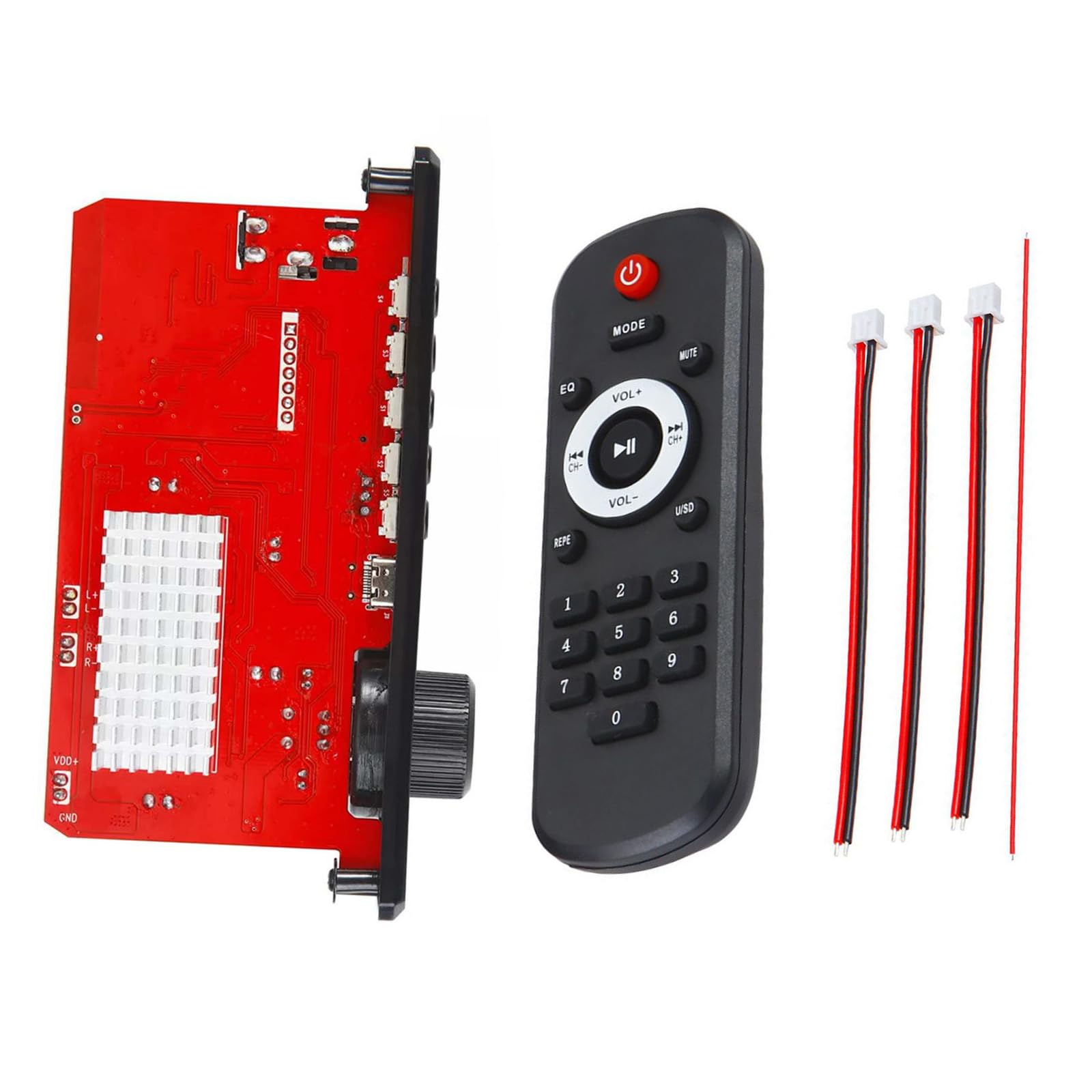Bluetooth Audio Receiver Board, Bluetooth 5.0 Amplifier Module Car Speaker Amplifier for DIY