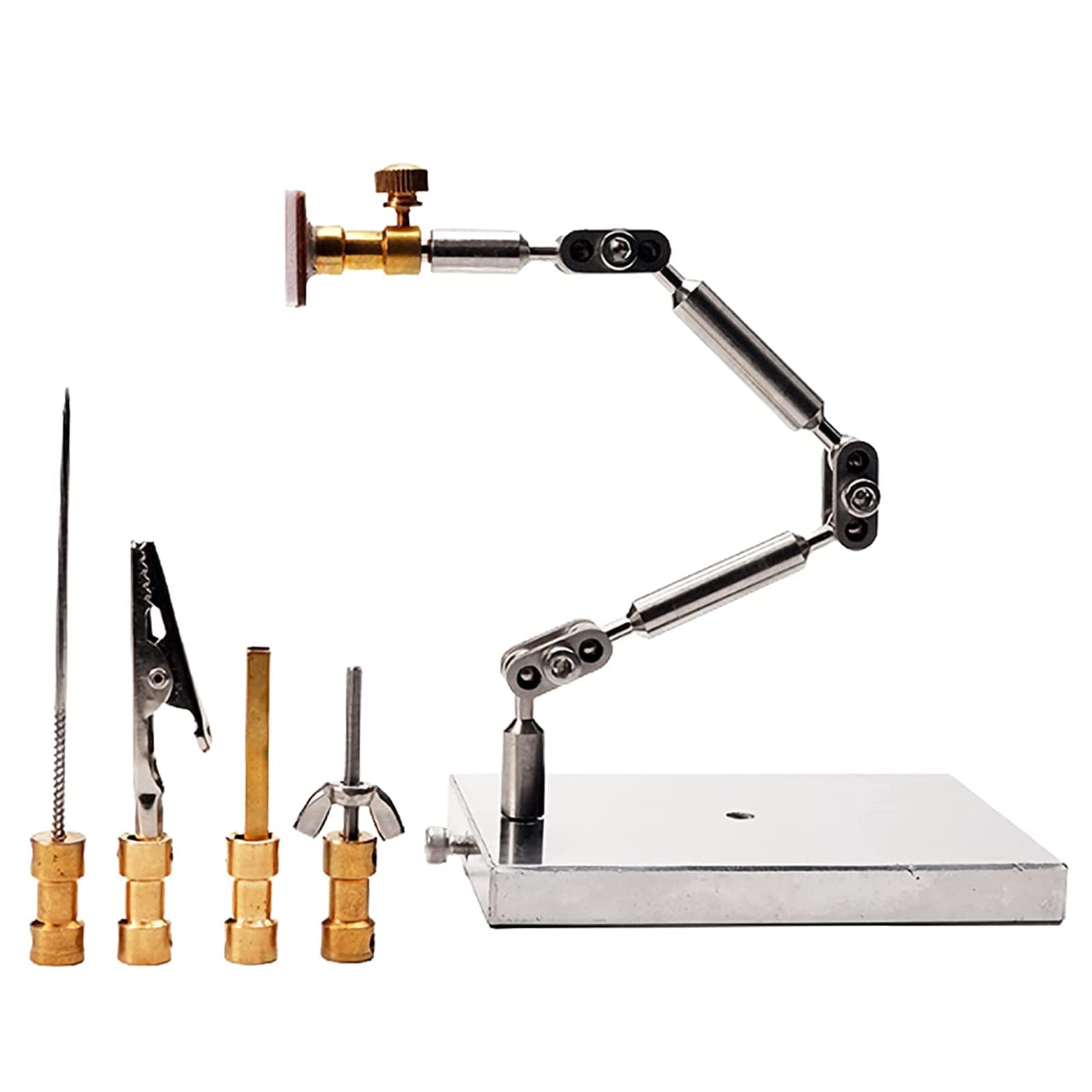 Armature Rigging System, DIY Stop Motion Armature Kits, Stainless Steel Rig Arm To Hold Light Puppet, Support Your Charactor's Movement, with 5 Connectors, Max Payload 100g