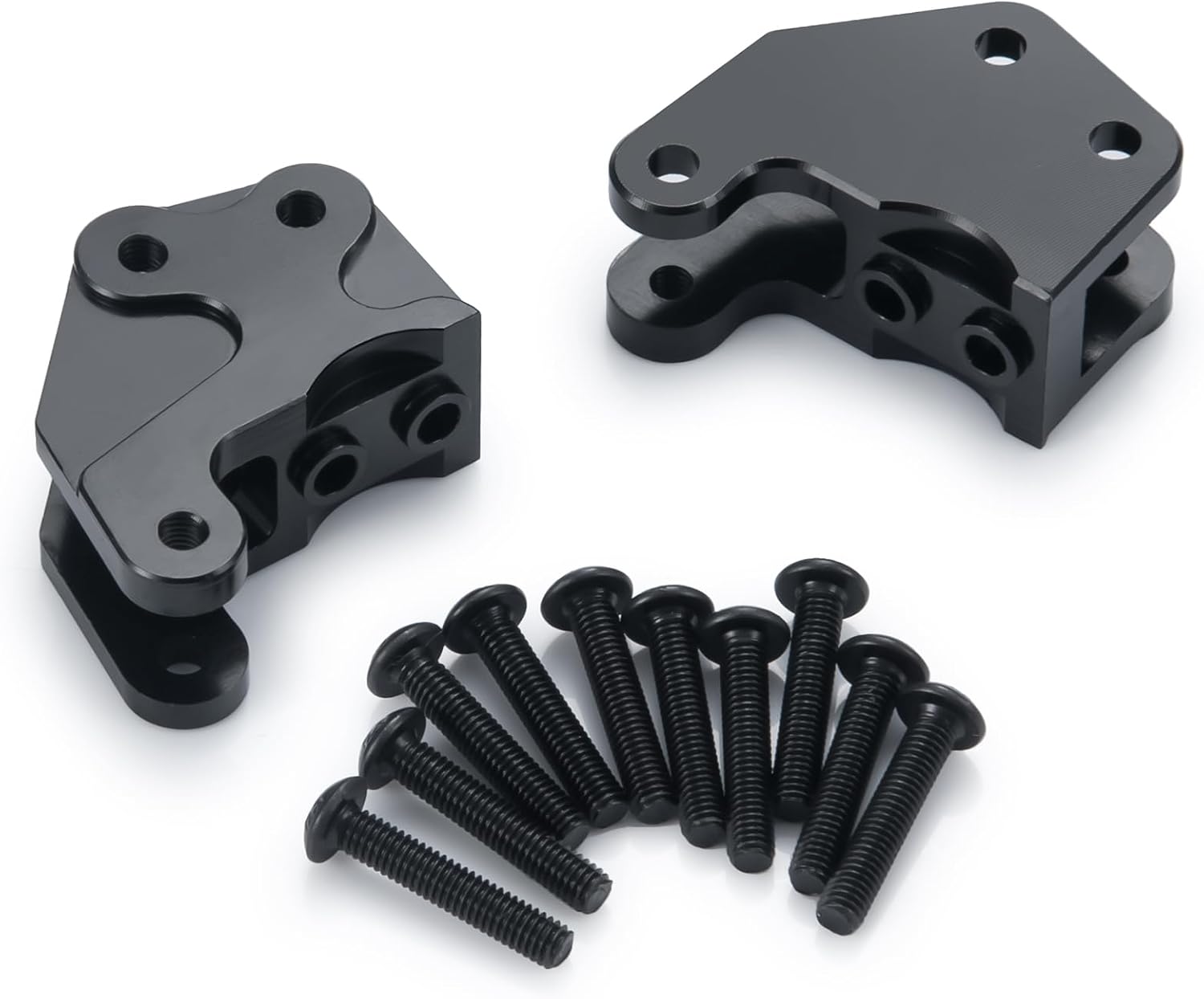 4PCS RC Aluminum Lower Shock Link Mount Shock Suspension Linkages Front Rear Axle Link Shock Mount for Axial Wraith 90048 1/10 RC Crawler Car Upgrade Parts