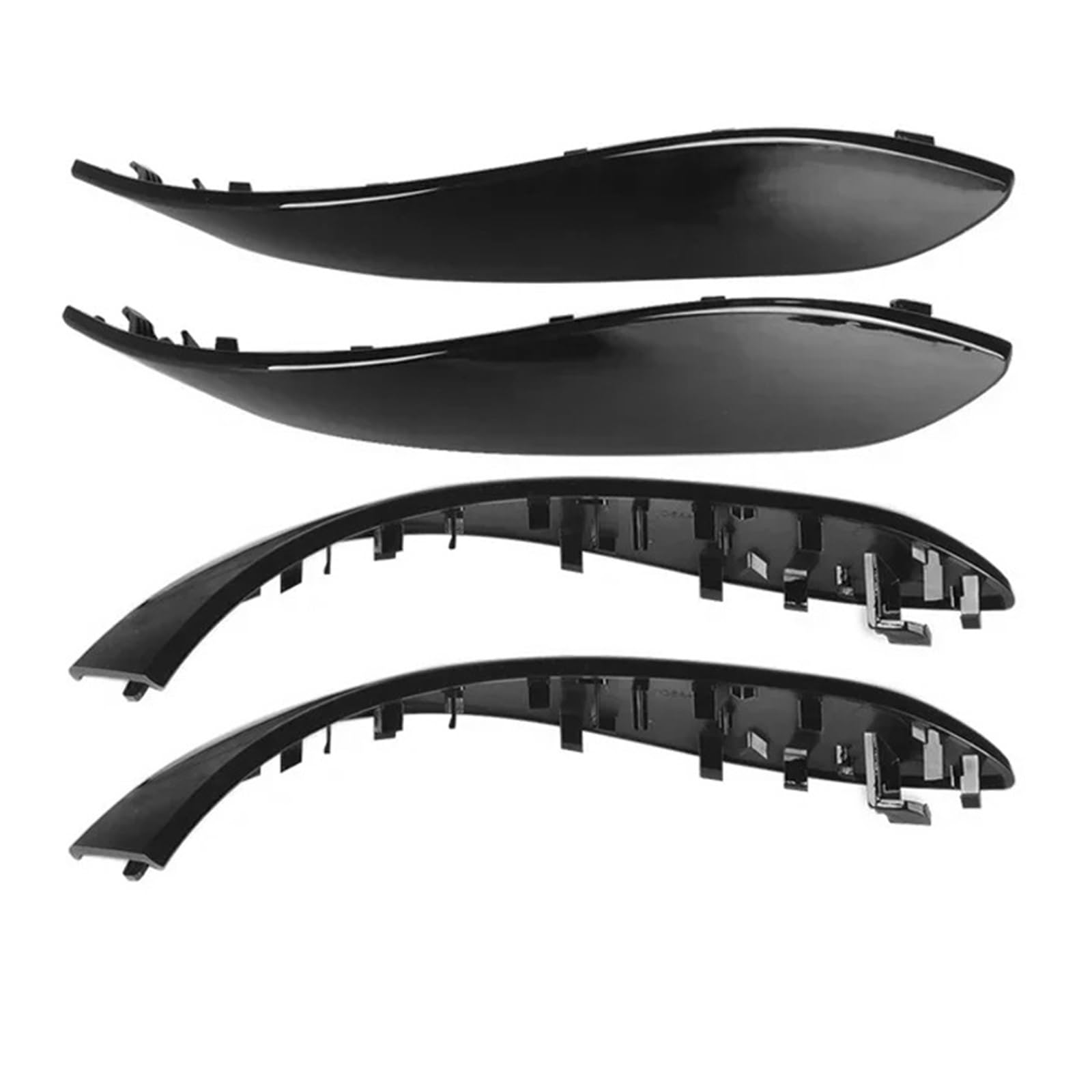 Gaubxct Black Cover 4 Pcs Exterior Door Handle Hinge Repair Kit 4Pcs Car Door Inner Handle Fit For F30 F80 F31 F32 F33 F34 F35 F36 3 4 Series Interior Cover Replace Car Exterior Door Handles(Black Cover 4 Pcs)