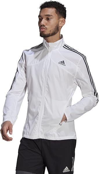 adidas Men's Marathon Jacket 3-stripes Jacket