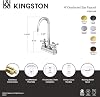 Kingston Brass KB491AX Bar Faucet, Polished Chrome, 10.16 cm