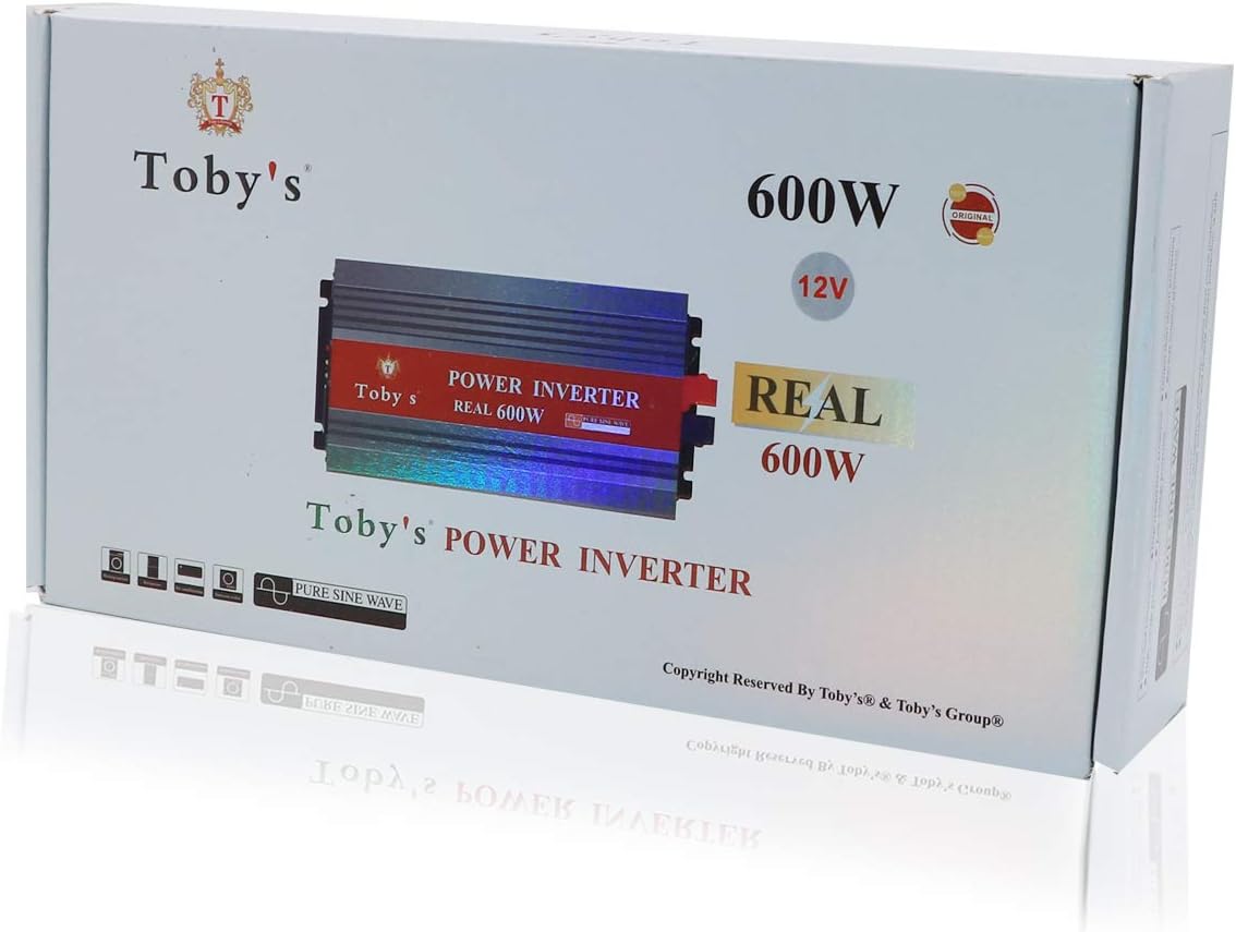 Toby's 600W Car Inverter DC 12V to AC 220V Auto Voltage Converter