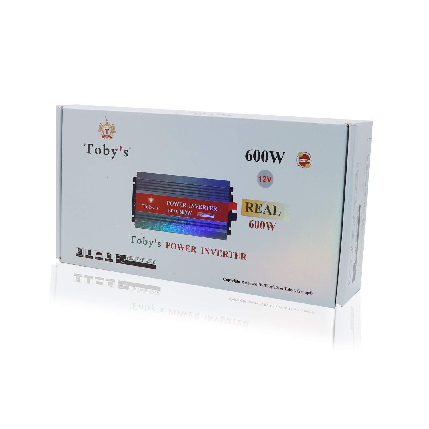 Toby's 600W Car Inverter DC 12V to AC 220V Auto Voltage Converter