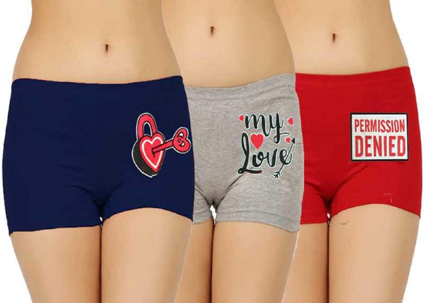 Casual Women's boy Shorts (100 CM, Multicolor) (panties5_PT)-image-16